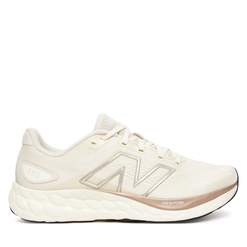 Маратонки за бягане New Balance 680 W680CD8 Бежов цвят на ниска цена