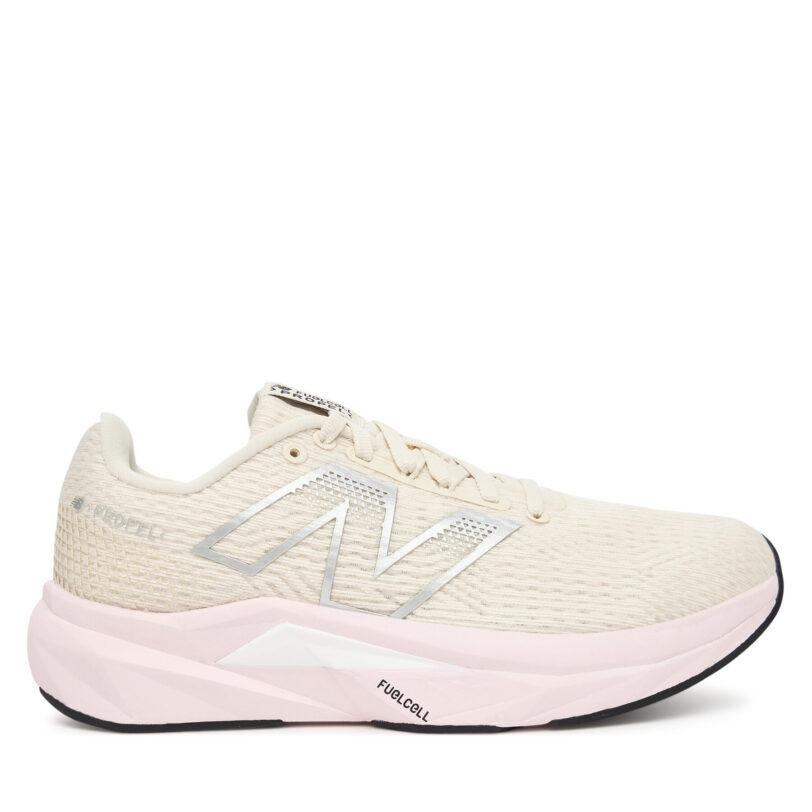 Маратонки за бягане New Balance FuelCell Propel v5 WFCPRCS5 Екрю цвят на ниска цена