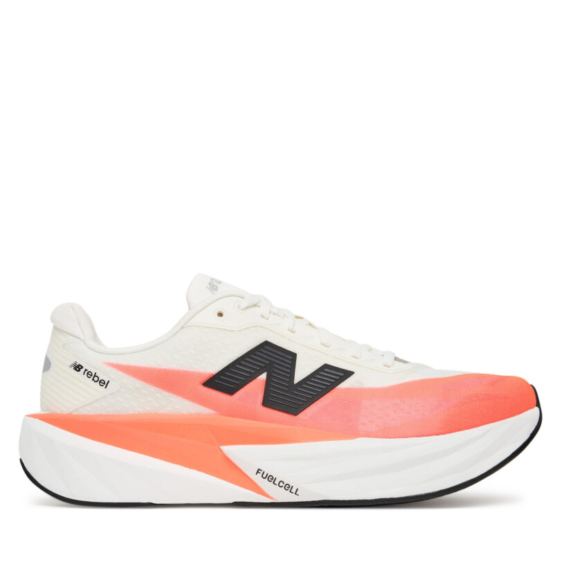 Маратонки за бягане New Balance FuelCell Rebel V5 MFCXLV5 Бял цвят на ниска цена