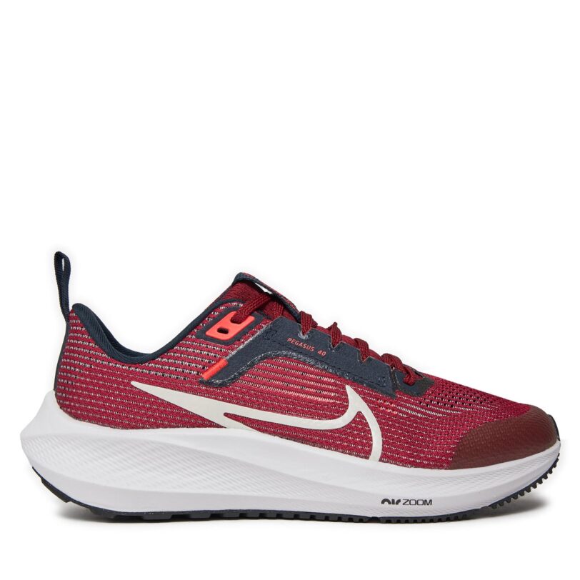 Маратонки за бягане Nike Air Zoom Pegasus 40 (GS) DX2498 009 Бордо цвят на ниска цена