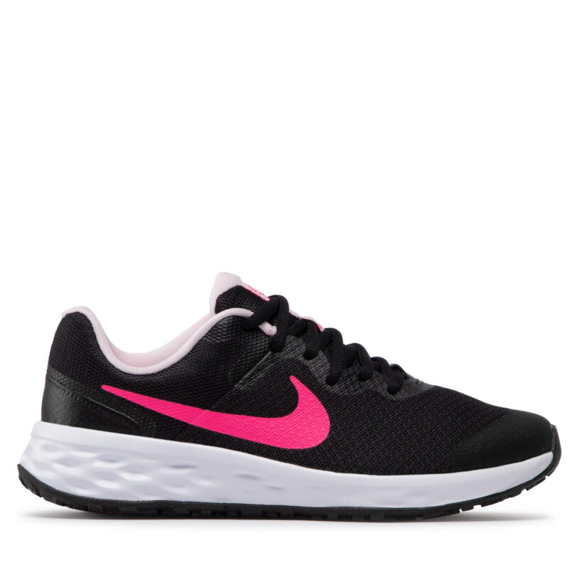 Маратонки за бягане Nike Revolution 6 Nn (GS) DD1096 007 Черен цвят на ниска цена