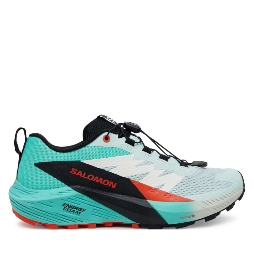 Маратонки за бягане Salomon Sense Ride 5 L47698300 Зелен цвят на ниска цена