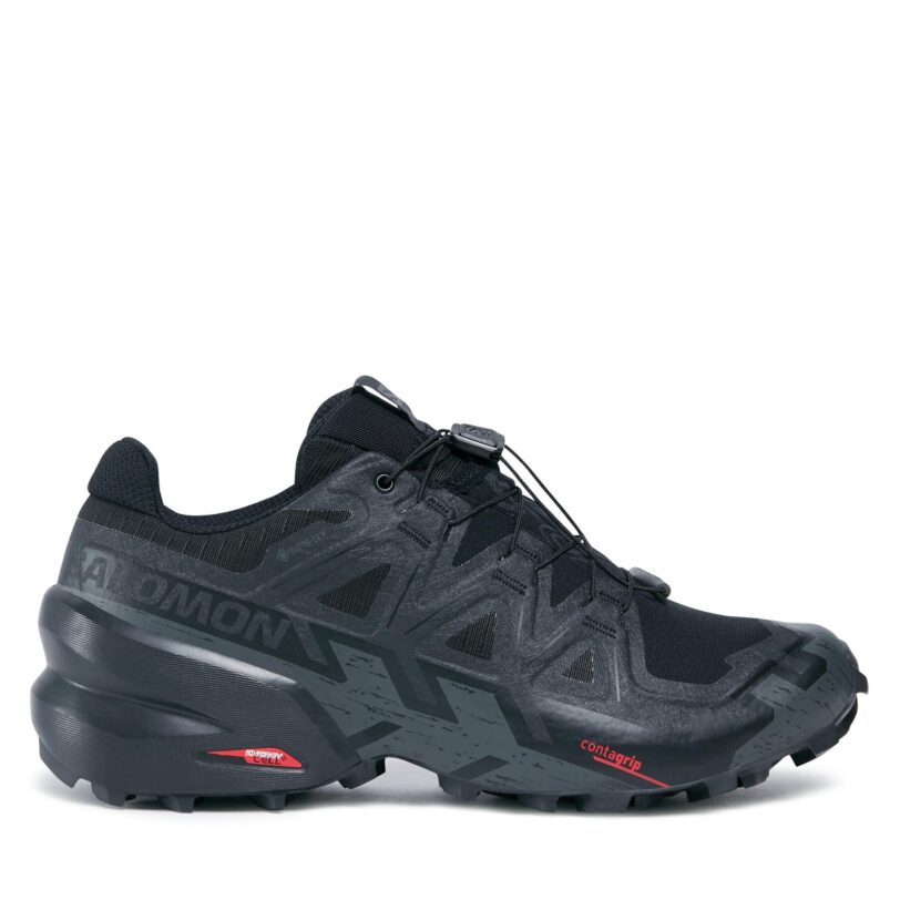 Маратонки за бягане Salomon Speedcross 6 GORE-TEX L41738600 Черен цвят на ниска цена