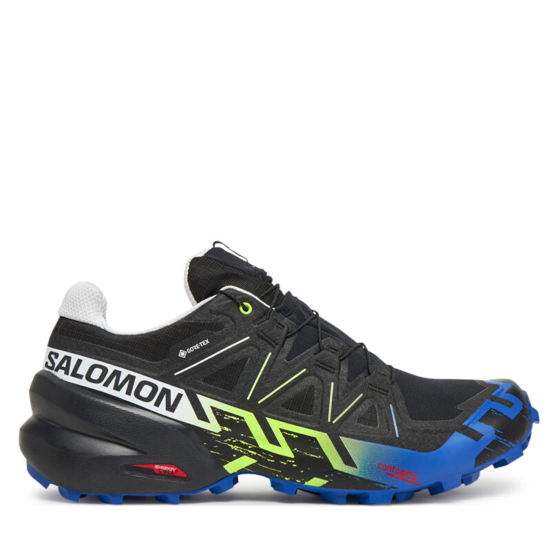 Маратонки за бягане Salomon Speedcross 6 Gore-Tex Fan Fire L47832200 Черен цвят на ниска цена