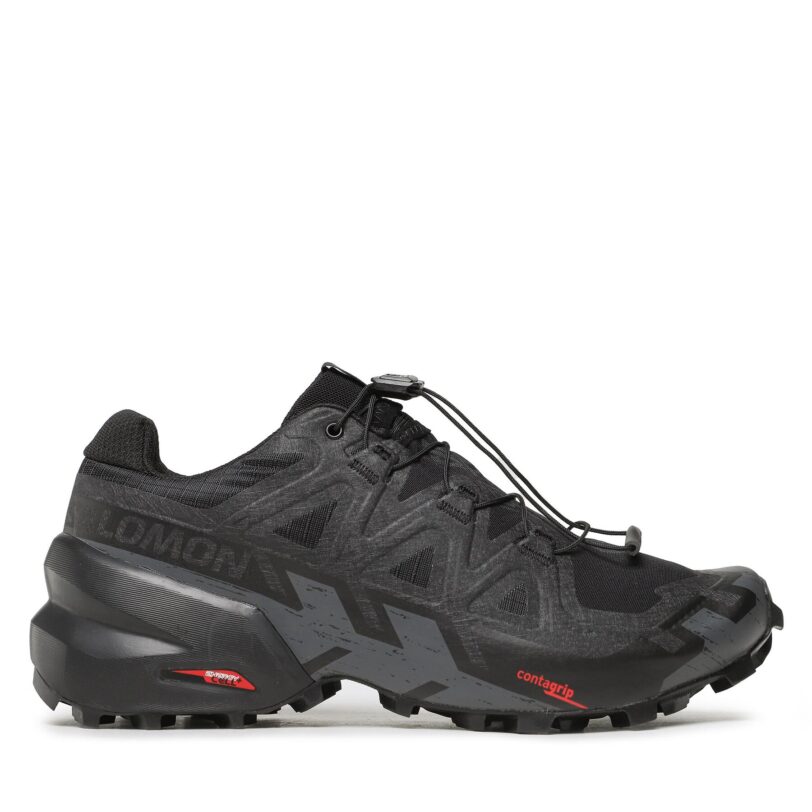 Маратонки за бягане Salomon Speedcross 6 L41737900 Черен цвят на ниска цена