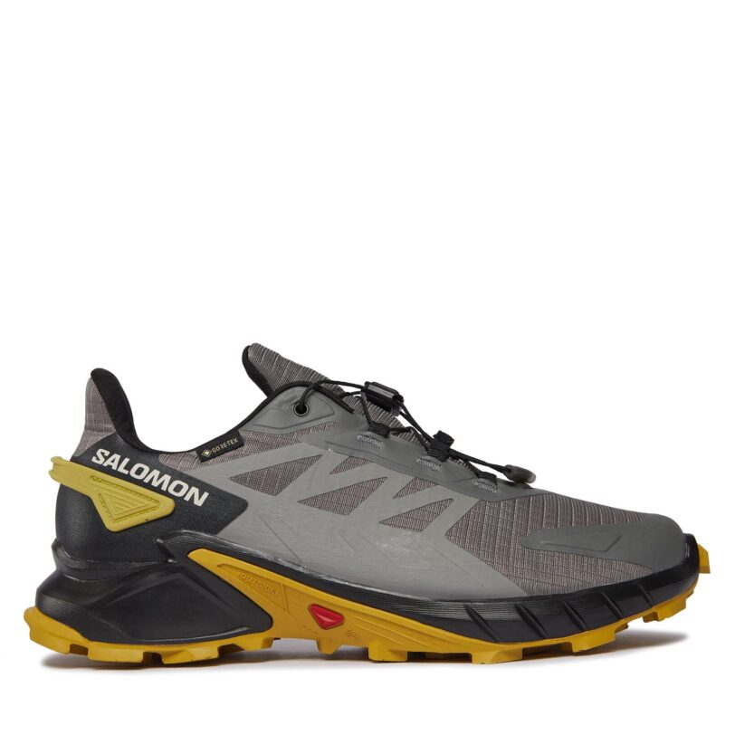 Маратонки за бягане Salomon Supercross 4 GORE-TEX L47317200 Черен цвят на ниска цена