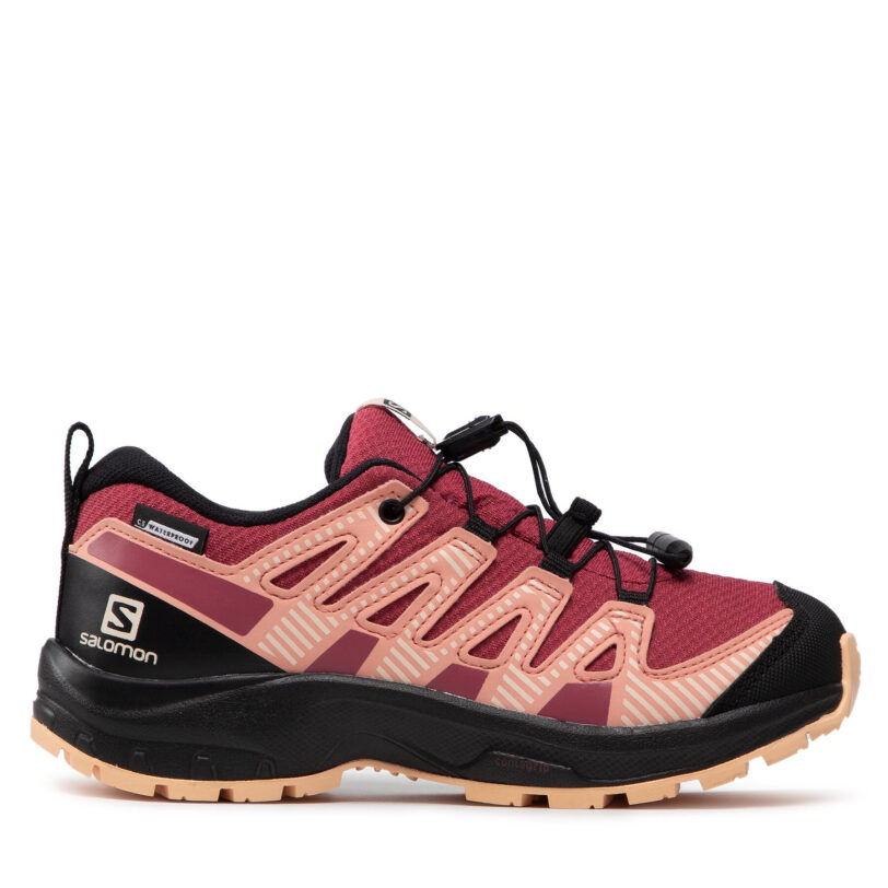 Маратонки за бягане Salomon Xa Pro V8 Cswp J 416144 09 W0 Розов цвят на ниска цена