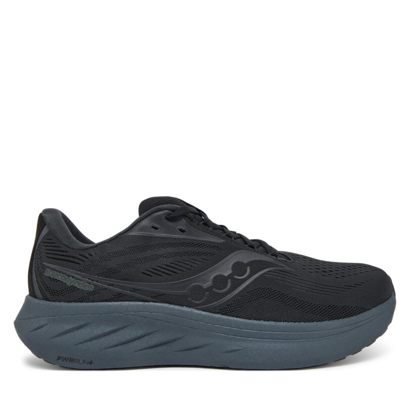 Маратонки за бягане Saucony Ride 18 Wide S21001 Черен цвят на ниска цена
