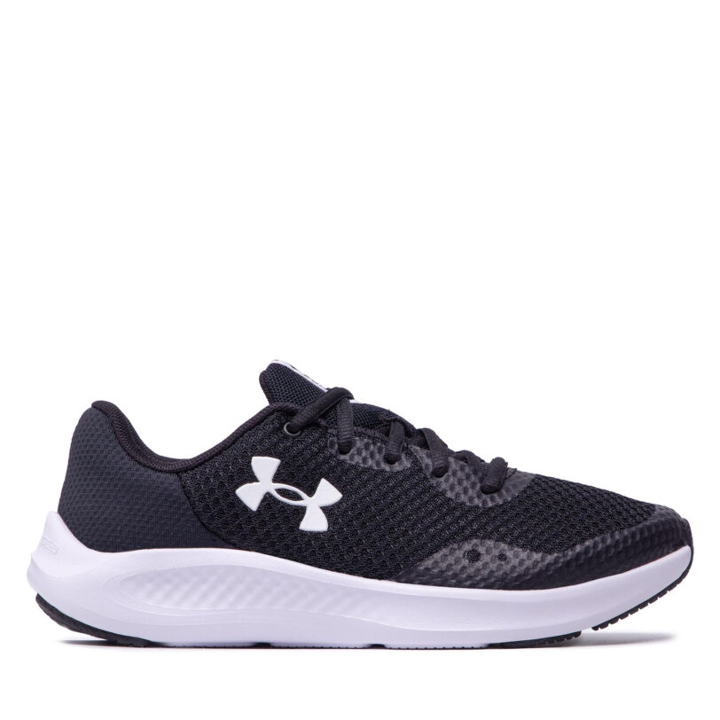 Маратонки за бягане Under Armour Ua Bgs Charged Pursuit 3 3024987-001 Черен цвят на ниска цена