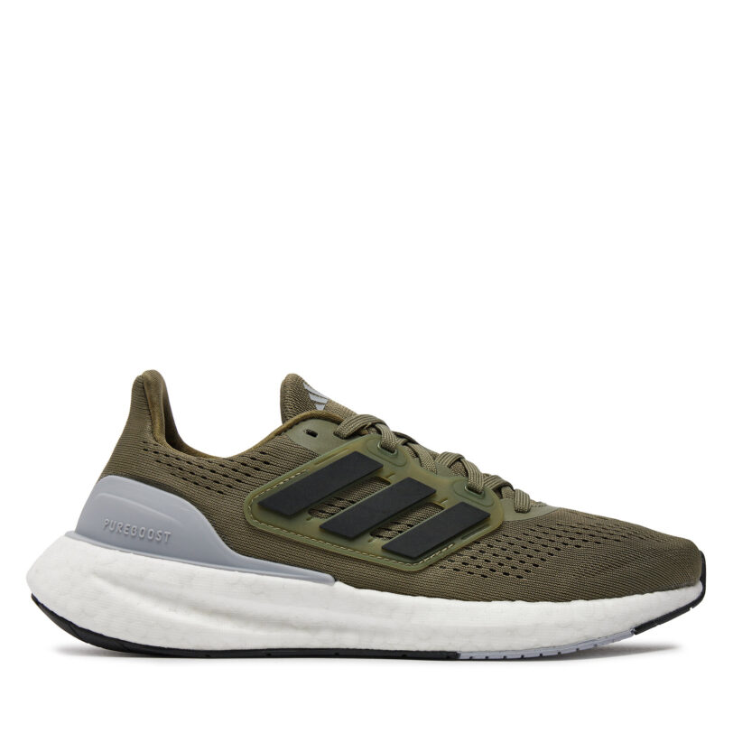 Маратонки за бягане adidas Pureboost 23 IF1548 Каки цвят на ниска цена