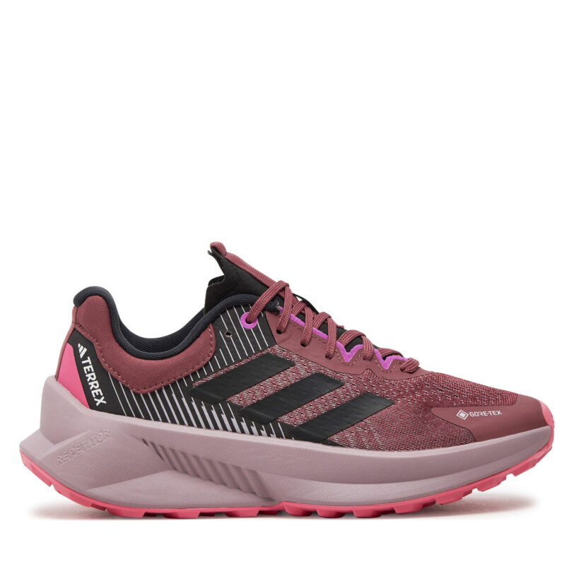 Маратонки за бягане adidas Terrex Soulstride Flow Gtx GORE-TEX JI1672 Кафяв цвят на ниска цена