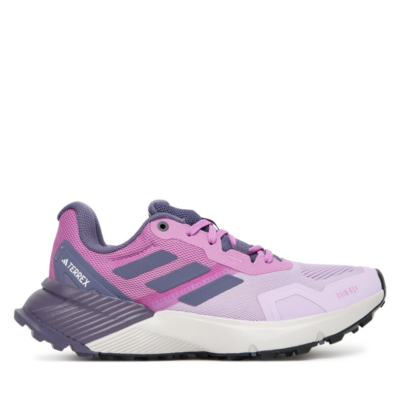 Маратонки за бягане adidas Terrex Soulstride RAIN.RDY Trail JR7070 Виолетов цвят на ниска цена