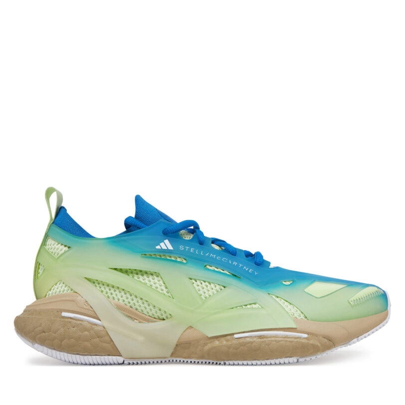 Маратонки за бягане adidas by Stella McCartney Solarglide Allover Print JS0267 Тъмносин цвят на ниска цена