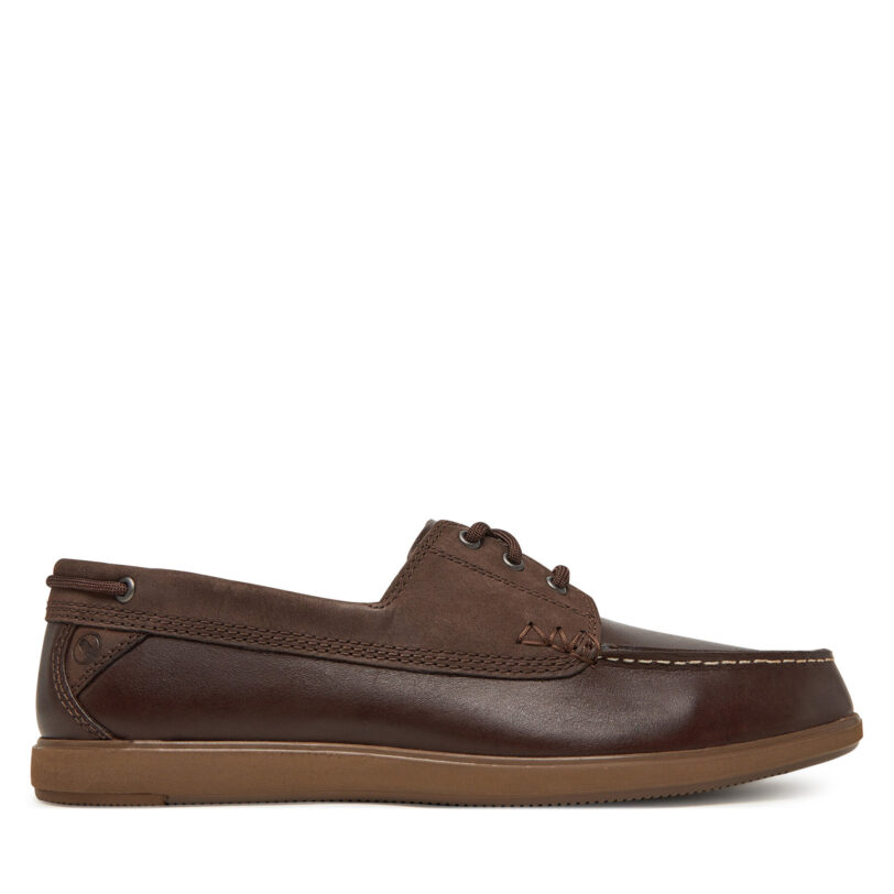 Мокасини Clarks Bratton Boat 26181271 Кафяв цвят на ниска цена