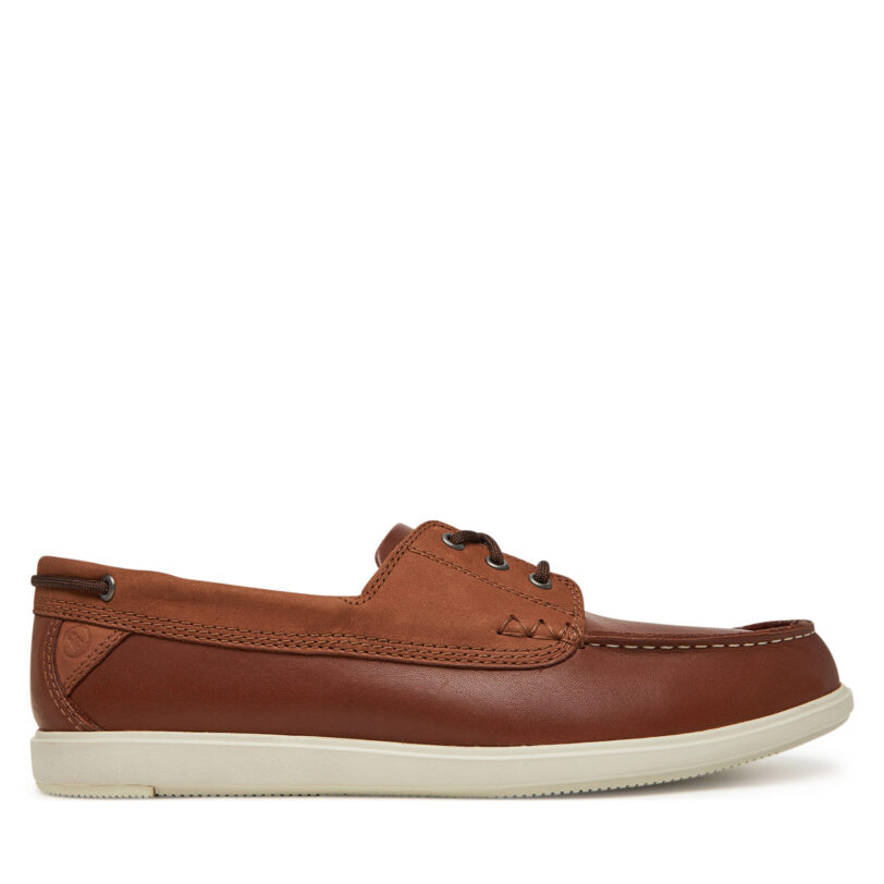 Мокасини Clarks Bratton Boat 26181273 Кафяв цвят на ниска цена