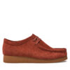 Мокасини Clarks Wallabee Evo 26178278 Оранжев цвят на ниска цена