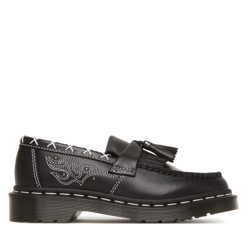 Мокасини Dr. Martens Adrian Gothic Americana DM31626001 Черен цвят на ниска цена