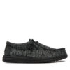 Мокасини Hey Dude Wally Sport Knit 40536-060 Черен цвят на ниска цена
