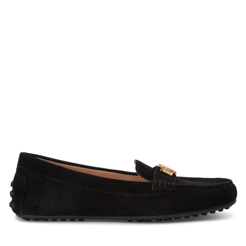 Мокасини Lauren Ralph Lauren 802821629018 Черен цвят на ниска цена