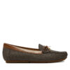 Мокасини MICHAEL Michael Kors Juliette Moc 40S2JTFR1B Кафяв цвят на ниска цена