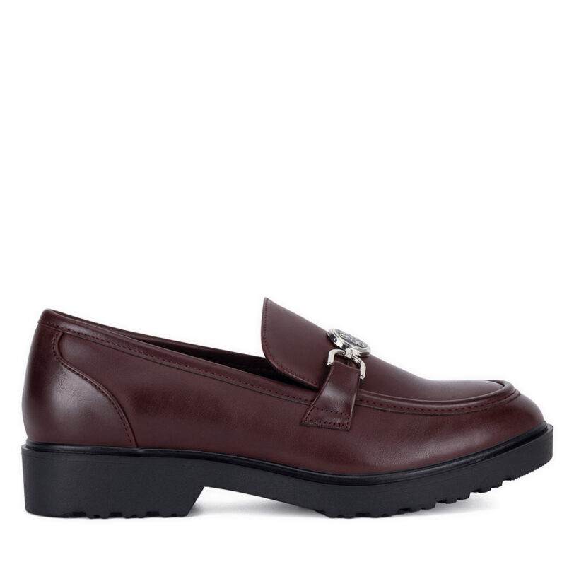 Мокасини Nine West WFA3043-1A Бордо цвят на ниска цена