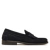 Мокасини Tommy Hilfiger Classic Hilfiger Suede Loafer FM0FM05363 Тъмносин цвят на ниска цена