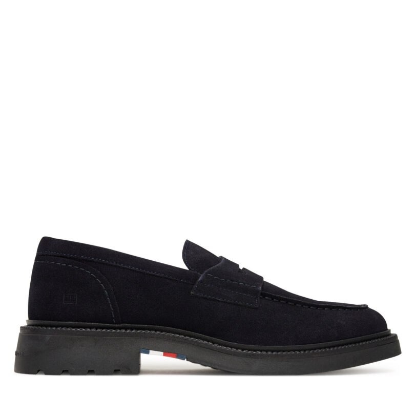 Мокасини Tommy Hilfiger Comfort Lwt FM0FM05727 Тъмносин цвят на ниска цена