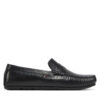 Мокасини Tommy Hilfiger Corpoarte Hilfiger Lth Driver FM0FM04810 Черен цвят на ниска цена