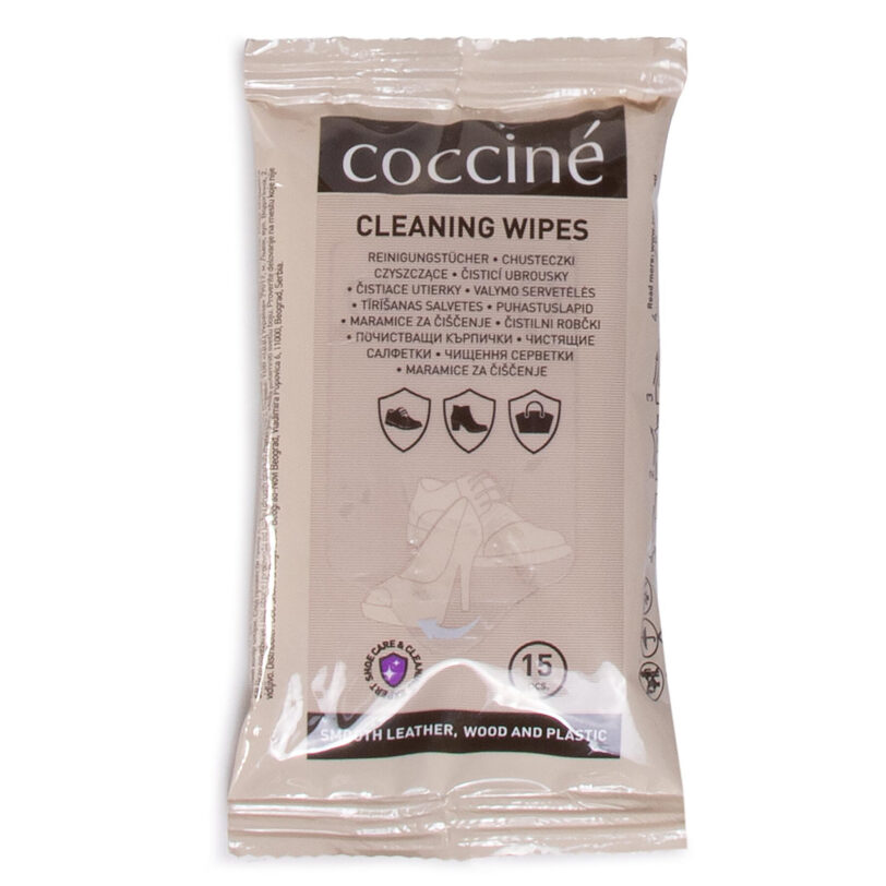 Мокри кърпички за обувки Coccine Cleaning Wipes 55/001/15ABF цвят на ниска цена