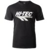 Мъжка тениска HI-TEC Retro - Черен на ниска цена