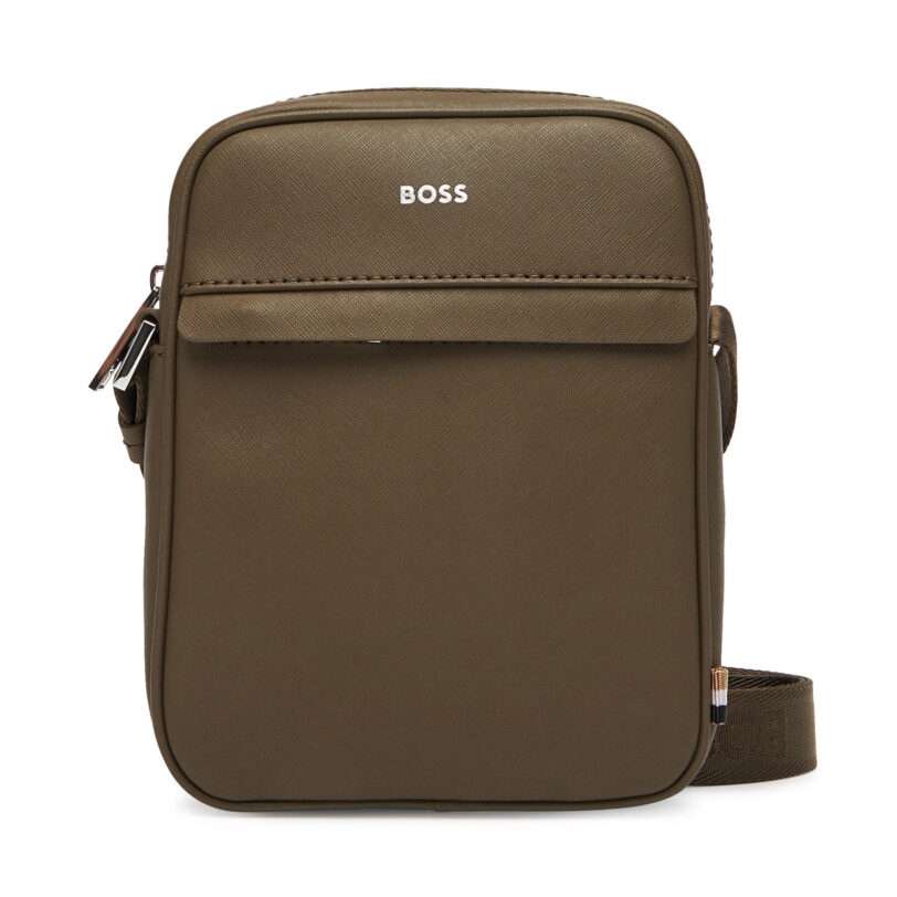 Мъжка чантичка BOSS 50483566 Зелен цвят на ниска цена