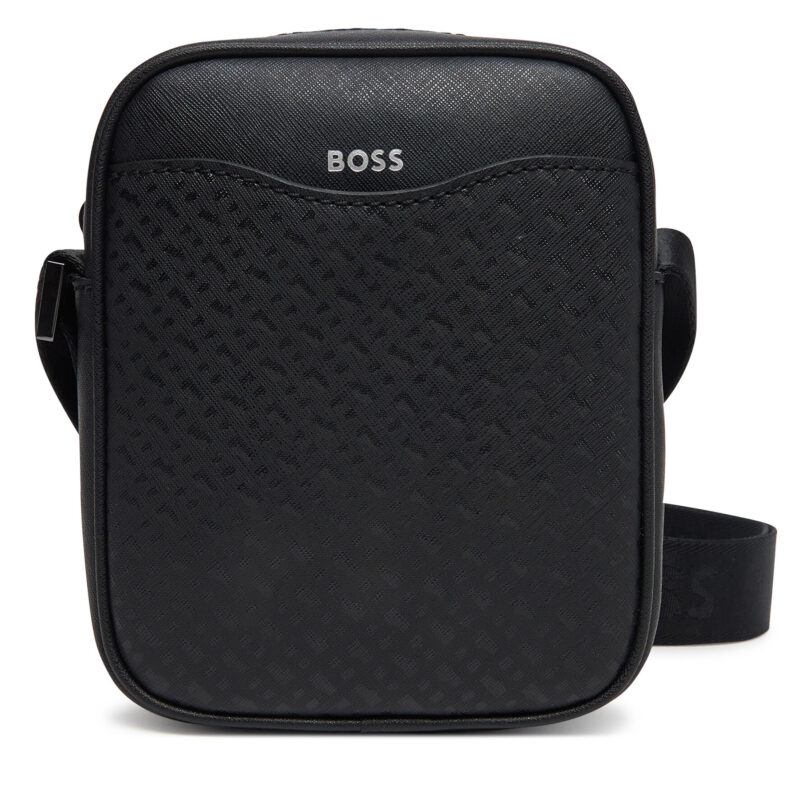 Мъжка чантичка BOSS 50542236 Черен цвят на ниска цена