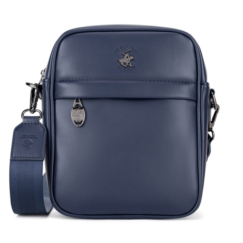 Мъжка чантичка Beverly Hills Polo Club BHPC-L-018-07 Тъмносин цвят на ниска цена
