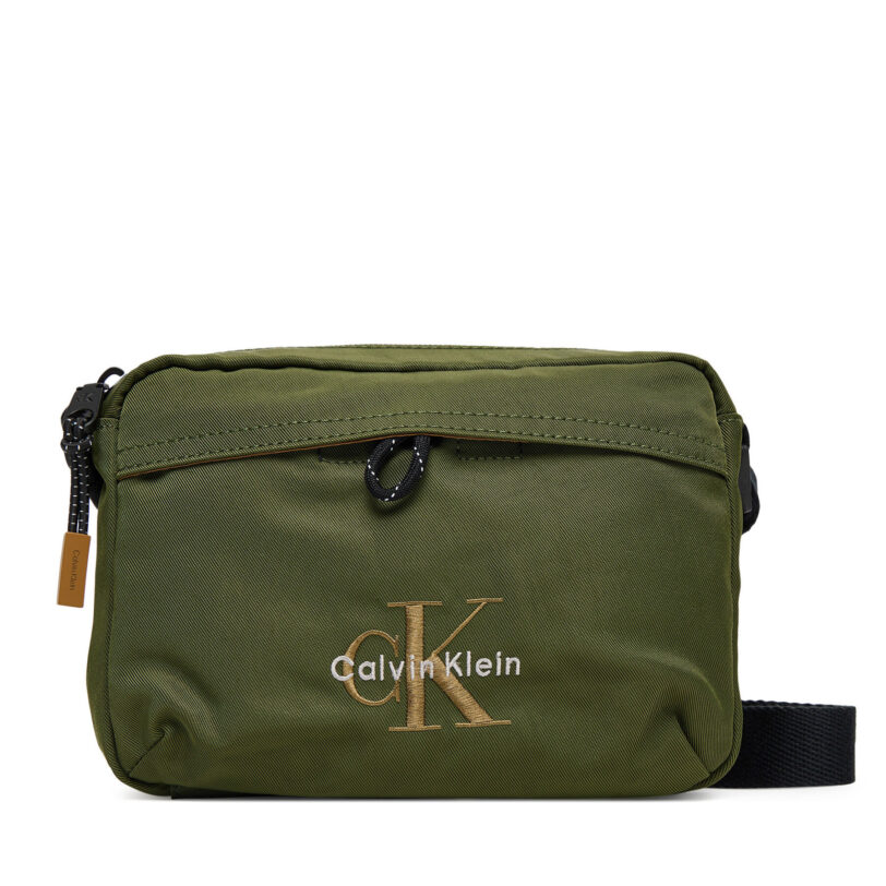 Мъжка чантичка Calvin Klein Bold Camera Bag LV04D3117G Зелен цвят на ниска цена