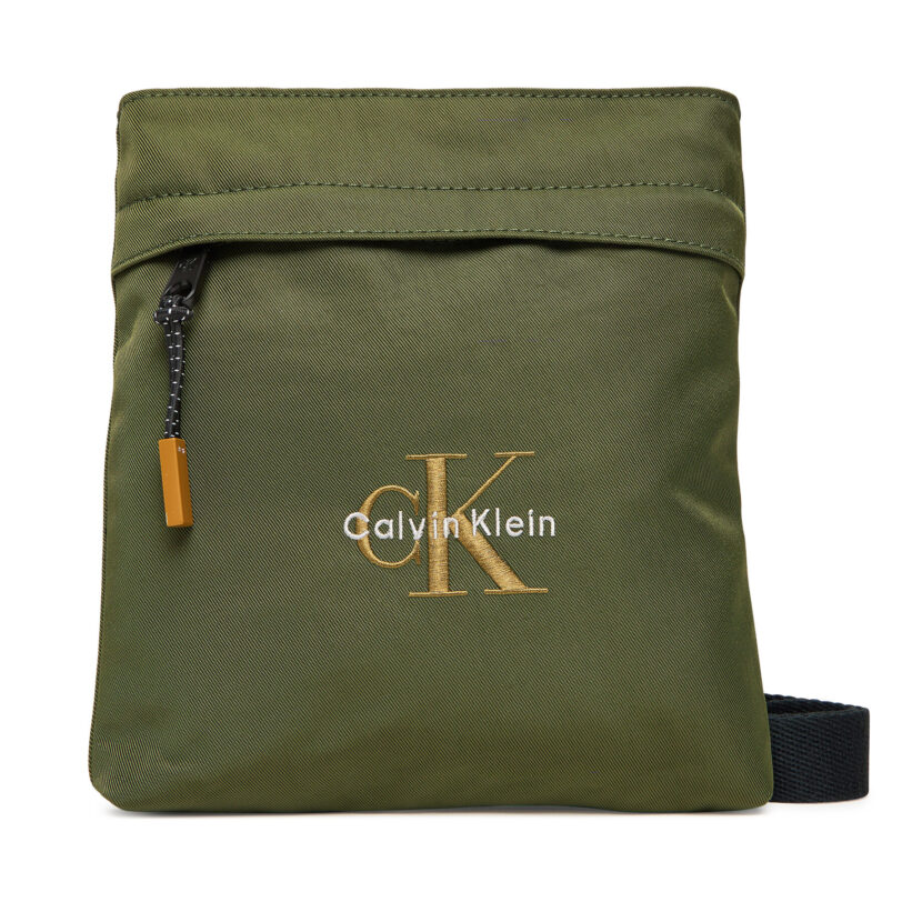 Мъжка чантичка Calvin Klein Bold Flatpack LV04D3178G Черен цвят на ниска цена