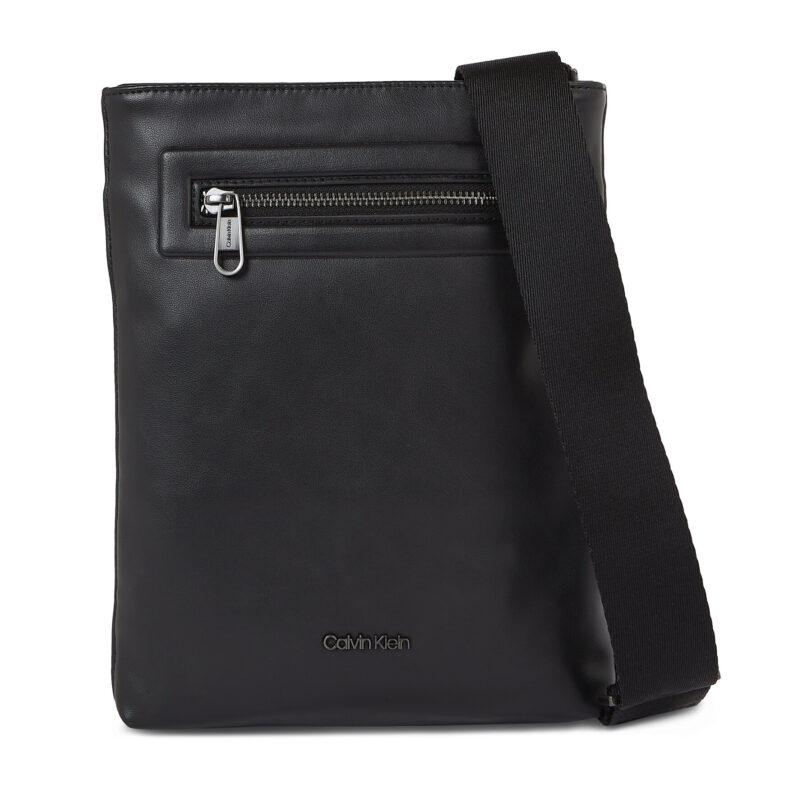 Мъжка чантичка Calvin Klein Ck Elevated Flatpack K50K510833 Черен цвят на ниска цена