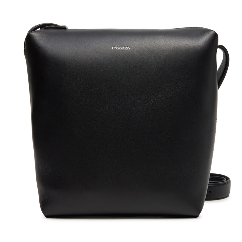 Мъжка чантичка Calvin Klein Ck Premium Leather Hobo Mini K50K512968 Черен цвят на ниска цена