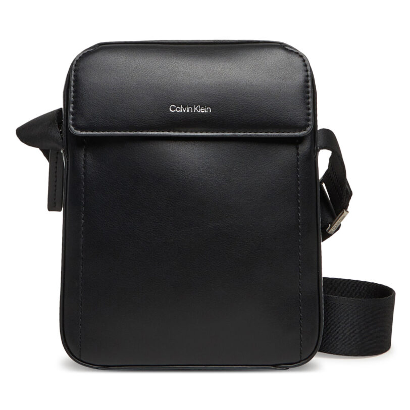 Мъжка чантичка Calvin Klein Ck Sleek Reporter S K50K512966 Черен цвят на ниска цена