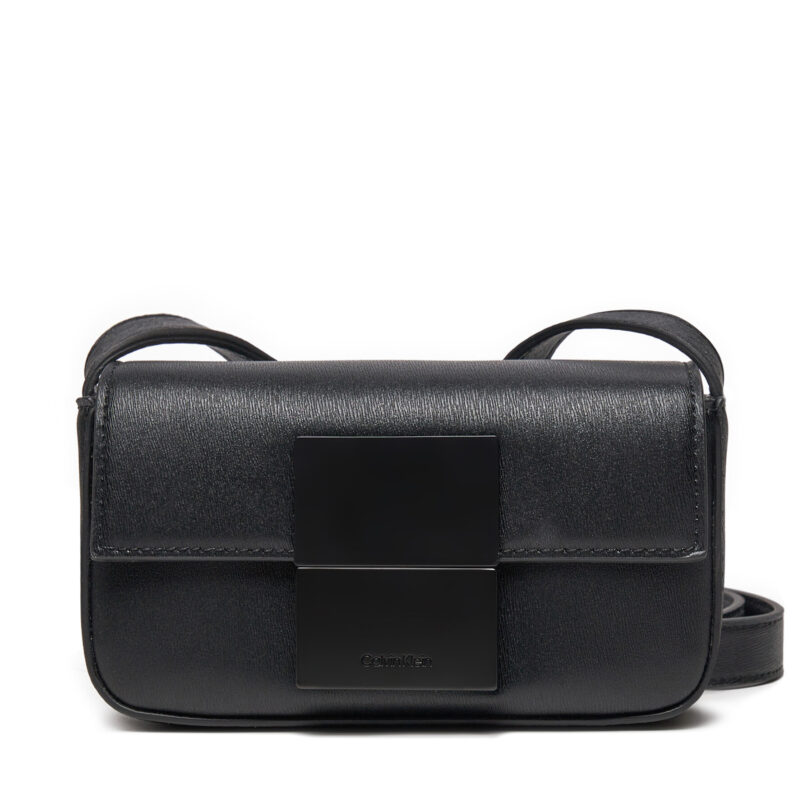 Мъжка чантичка Calvin Klein Iconic Plaque Camera Bag S K50K512254 Черен цвят на ниска цена