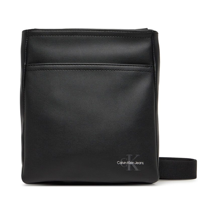 Мъжка чантичка Calvin Klein Jeans Mono Logo Flat Pack 18 LV04G3107G Черен цвят на ниска цена
