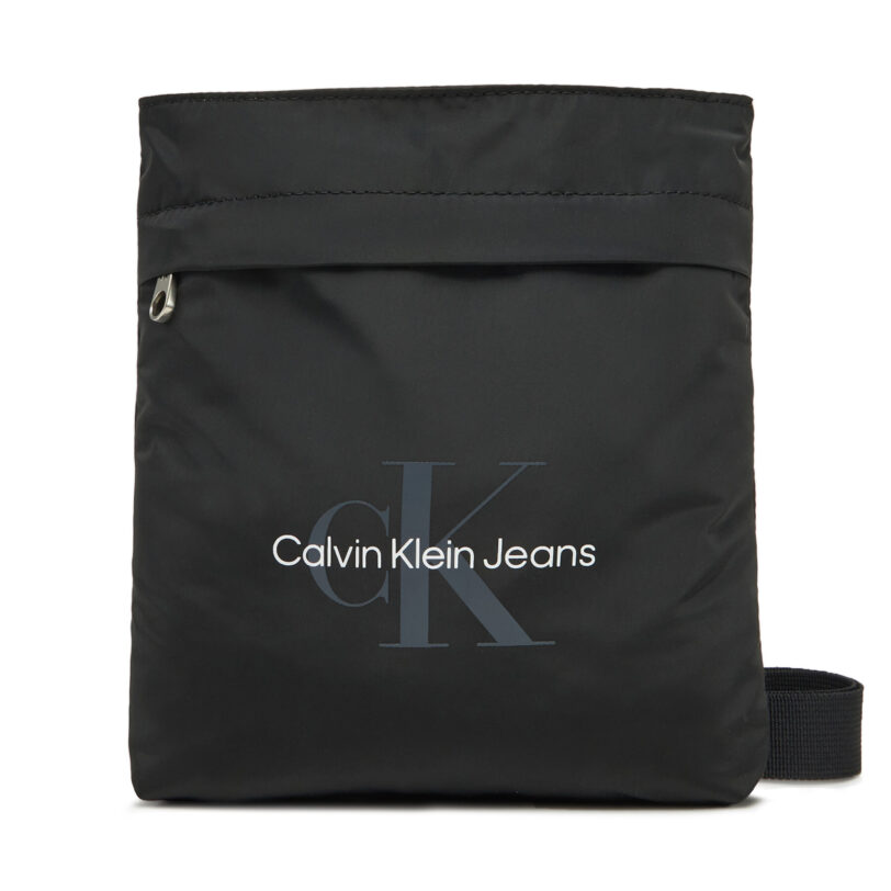 Мъжка чантичка Calvin Klein Jeans Sport Essentials Flatpack 18 LV04G3030G Черен цвят на ниска цена