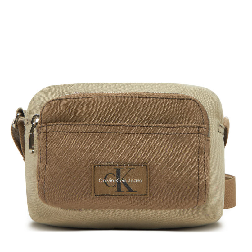 Мъжка чантичка Calvin Klein Jeans Workwear Camera Bag Frnt Pocket LV04G3092G Сив цвят на ниска цена