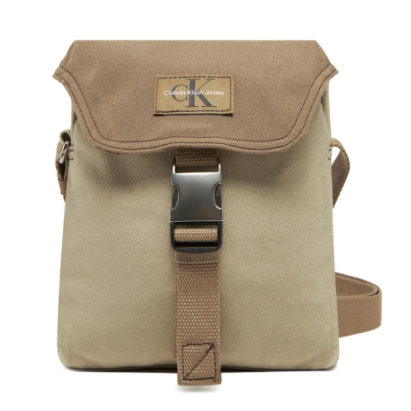 Мъжка чантичка Calvin Klein Jeans Workwear Ut Flap Reporter 18 LV04G3025G Сив цвят на ниска цена