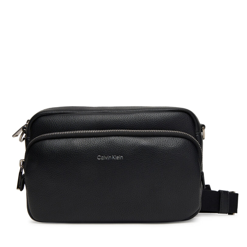 Мъжка чантичка Calvin Klein Raised Camera Bag LV04D3159G Черен цвят на ниска цена