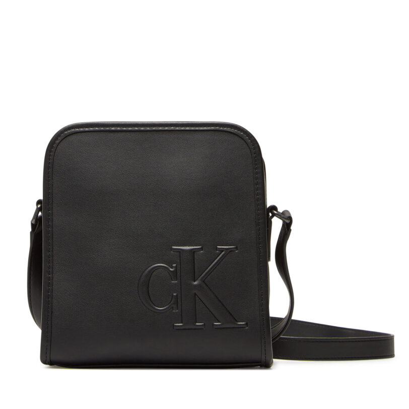 Мъжка чантичка Calvin Klein Sculpted Impression Reporter 18 LV04G3157G Черен цвят на ниска цена