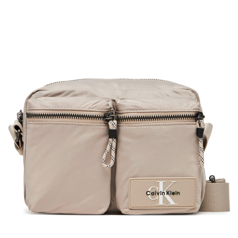 Мъжка чантичка Calvin Klein Tech Utility Camera Bag LV04G3178G Екрю цвят на ниска цена