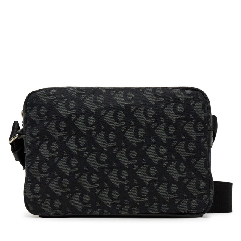 Мъжка чантичка Calvin Klein Unstructured Monogram Camera Bag LV04G3179G Черен цвят на ниска цена