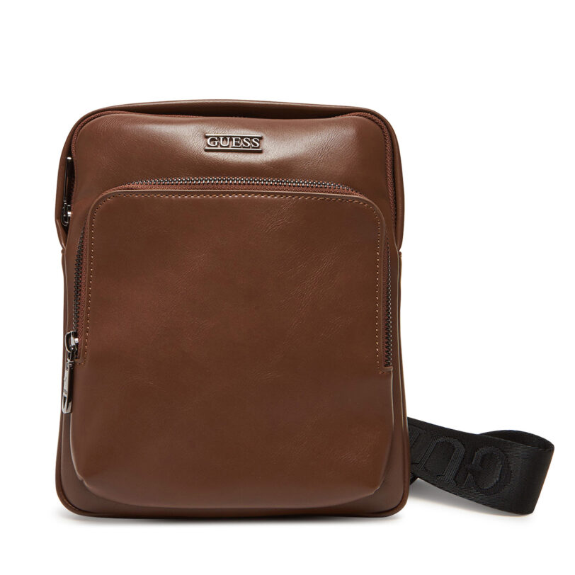 Мъжка чантичка Guess HMBOCA P5323 Кафяв цвят на ниска цена
