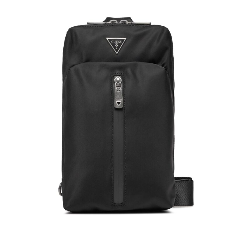 Мъжка чантичка Guess HMRONY P4217 Черен цвят на ниска цена