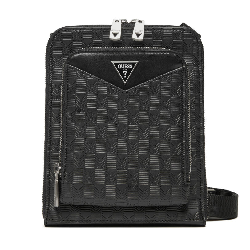 Мъжка чантичка Guess HMSIDE P5109 Черен цвят на ниска цена